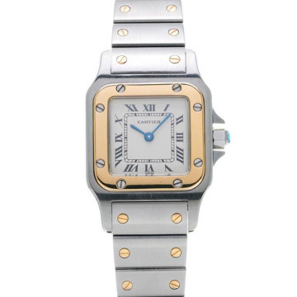 CARTIER Accessories - Cartier Santos Galbe SM Antique W20056D6 Ivory Women's Quartz Watch